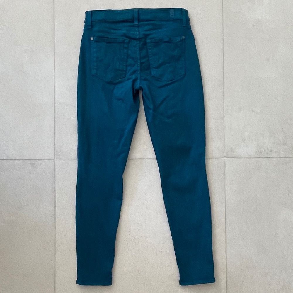 7 For All Mankind | Turquoise Slim Jeans - Picture 3 of 3